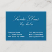 Vintage Sankt mit Engeln Visitenkarte (Rückseite)