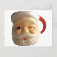 Vintage Sankt-Postkarte (Blinzeln)