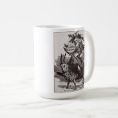 Vintage Sankt-Tasse Kaffeetasse (VorderseiteRechts)