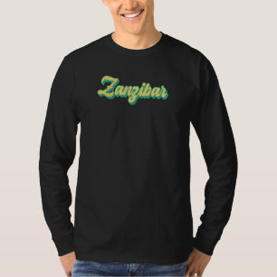 Vintage Sansibar Tansania Afrika Hochzeitsreise Un T-Shirt