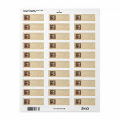 Vintage Santa Address Labels (Vorne)