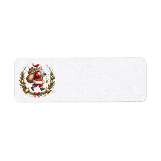 Vintage Santa Address Labels (Vorne)