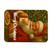 Vintage Santa Christmas Flexible Fridge Magnet (Horizontal)