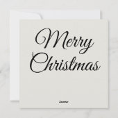 Vintage Santa Christmas Greeting Card Feiertagskarte (Rückseite)