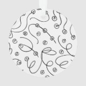 Vintage Santa Christmas Ornament (Rückseite)