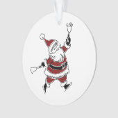 Vintage Santa Christmas Ornament (Vorderseite)