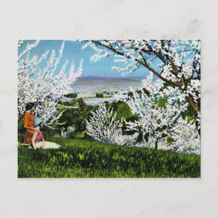 Vintage Santa- Claratal-Postkarte Postkarte