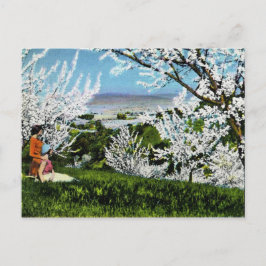 Vintage Santa- Claratal-Postkarte Postkarte