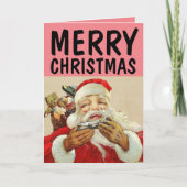VINTAGE SANTA CLAUS CHRISTMAS CARDS KARTE (Vorderseite)
