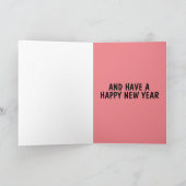 VINTAGE SANTA CLAUS CHRISTMAS CARDS KARTE (Innenseite)