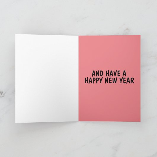 VINTAGE SANTA CLAUS CHRISTMAS CARDS KARTE (Innenseite)