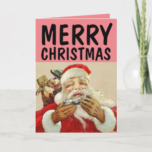 VINTAGE SANTA CLAUS CHRISTMAS CARDS KARTE