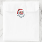 Vintage Santa Claus Christmas Sticker (Tasche)