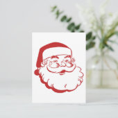 Vintage Santa Claus Feiertagspostkarte (Stehend Vorderseite)