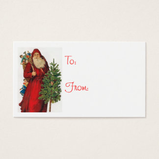 Vintage Santa Claus Gifttags