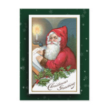 Vintage Santa Claus Image Postcard