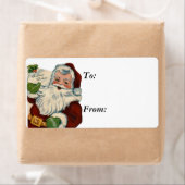 Vintage Santa Claus Labels (Insitu)