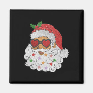 Vintage-Santa-Claus-Sonnenbrille-Weihnachten-Famil Magnet