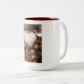 VINTAGE SANTA CLAUS TASSE (VorderseiteRechts)