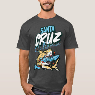 Vintage Santa Cruz California Weißer Hai T-Shirt