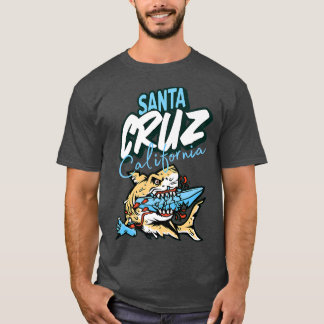 Vintage Santa Cruz California Weißer Hai T-Shirt