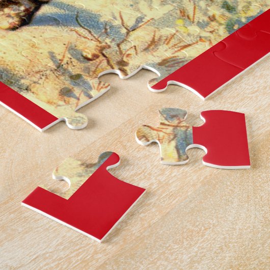 Vintage Santa Delivering Puzzle (Seite)