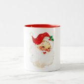 Vintage Santa Face Tasse (Mittel)