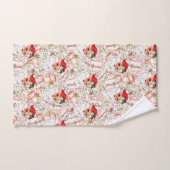 Vintage Santa Fleece Decke Badehandtuch Set (Handtuch)