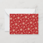 Vintage Santa Gnomes Elves Frohe Weihnachtskarte Mitteilungskarte (Rückseite)