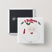 Vintage Santa I Button (Vorne & Hinten)