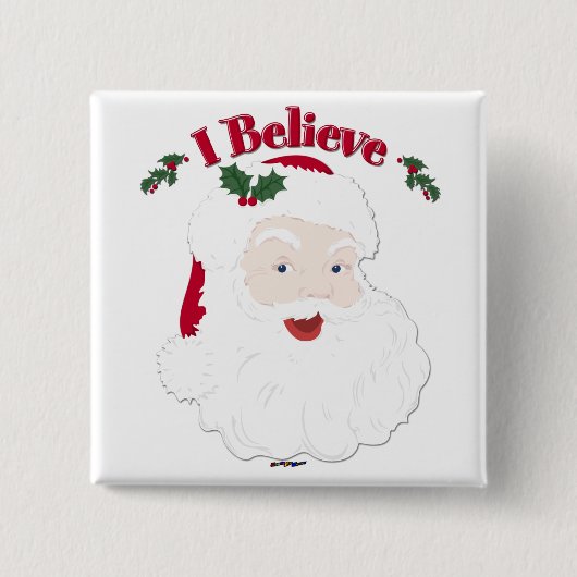 Vintage Santa I Button (Vorderseite)