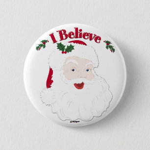 Vintage Santa I Button