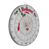 Vintage Santa I Dartscheibe (Vorderseite Links)