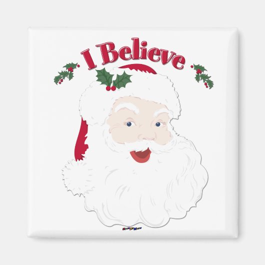 Vintage Santa I Magnet (Vorne)