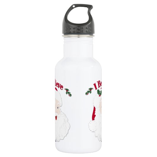 Vintage Santa I Trinkflasche (Vorderseite)