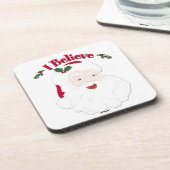 Vintage Santa I Untersetzer (Linke Seite)