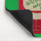 Vintage Santa Mail-Tasche Mousepad (Ecke)