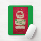 Vintage Santa Mail-Tasche Mousepad (Mit Mouse)