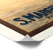 Vintage Santa Margherita Reisewerbung Poster (Ecke)