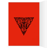 VINTAGE SANTA MIT PINE TREME Weihnachten (Innen (Links))