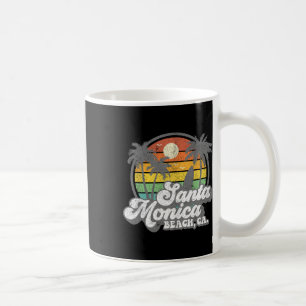 Vintage Santa Monica Beach Kalifornien Surfen Surf Kaffeetasse