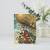 Vintage Santa Postkarte (Stehend Vorderseite)
