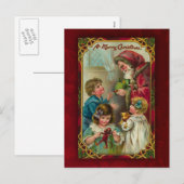 Vintage Santa Postkarte (Vorne/Hinten)