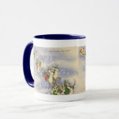 Vintage_Santa_Sleigh_mug Tasse (Vorderseite Links)