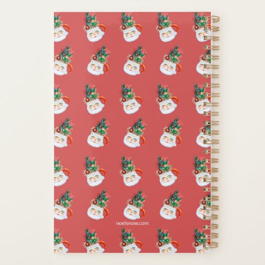 Vintage Santa Tasse Red Planer (Rückseite)