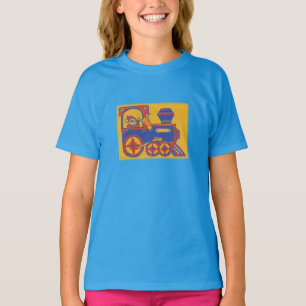 Vintage Santa Train Blockausgabe T-Shirt