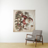 Vintage Santa Wandteppich (Beispiel (Horizontal))