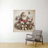 Vintage Santa Wandteppich (Beispiel)