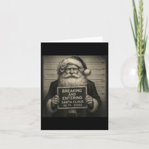 Vintage Santa Weihnachten – Retro Santa Claus Mugs Karte