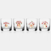 Vintage Santa Whiskyglas (Vorderseite)